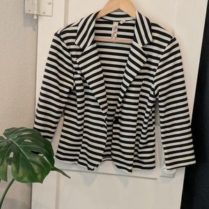 Short striped blazer